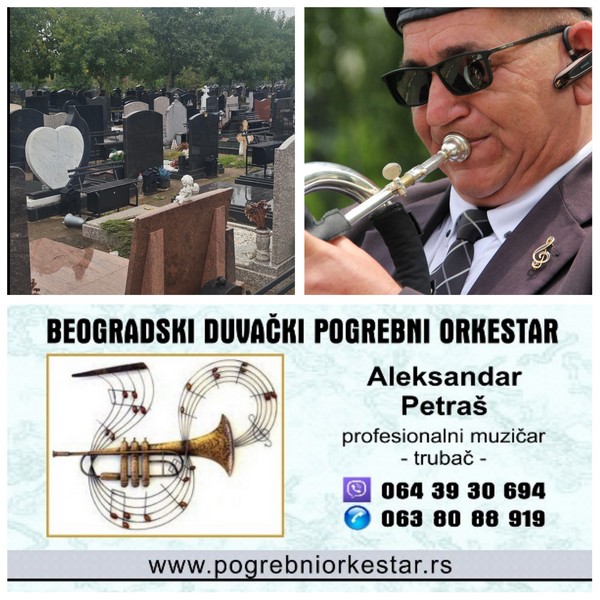 Solo truba, violina, harmonika, crkveni hor orkestar za sahrane pogrebe 